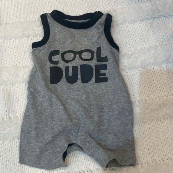 Bundle wonder nation matching outfit jersey top cool dude romper baby boy 0-3M - Picture 14 of 16
